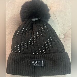 UGG Knit Beanie with Pom Pom